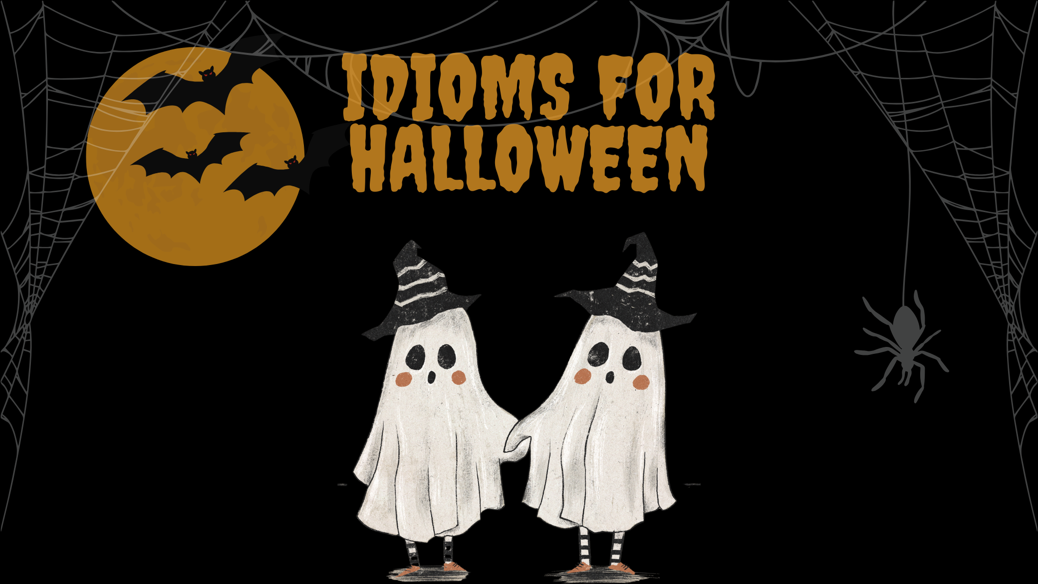 Common idioms for Halloween - Reading text with ESL activities - B1 I ntermediate