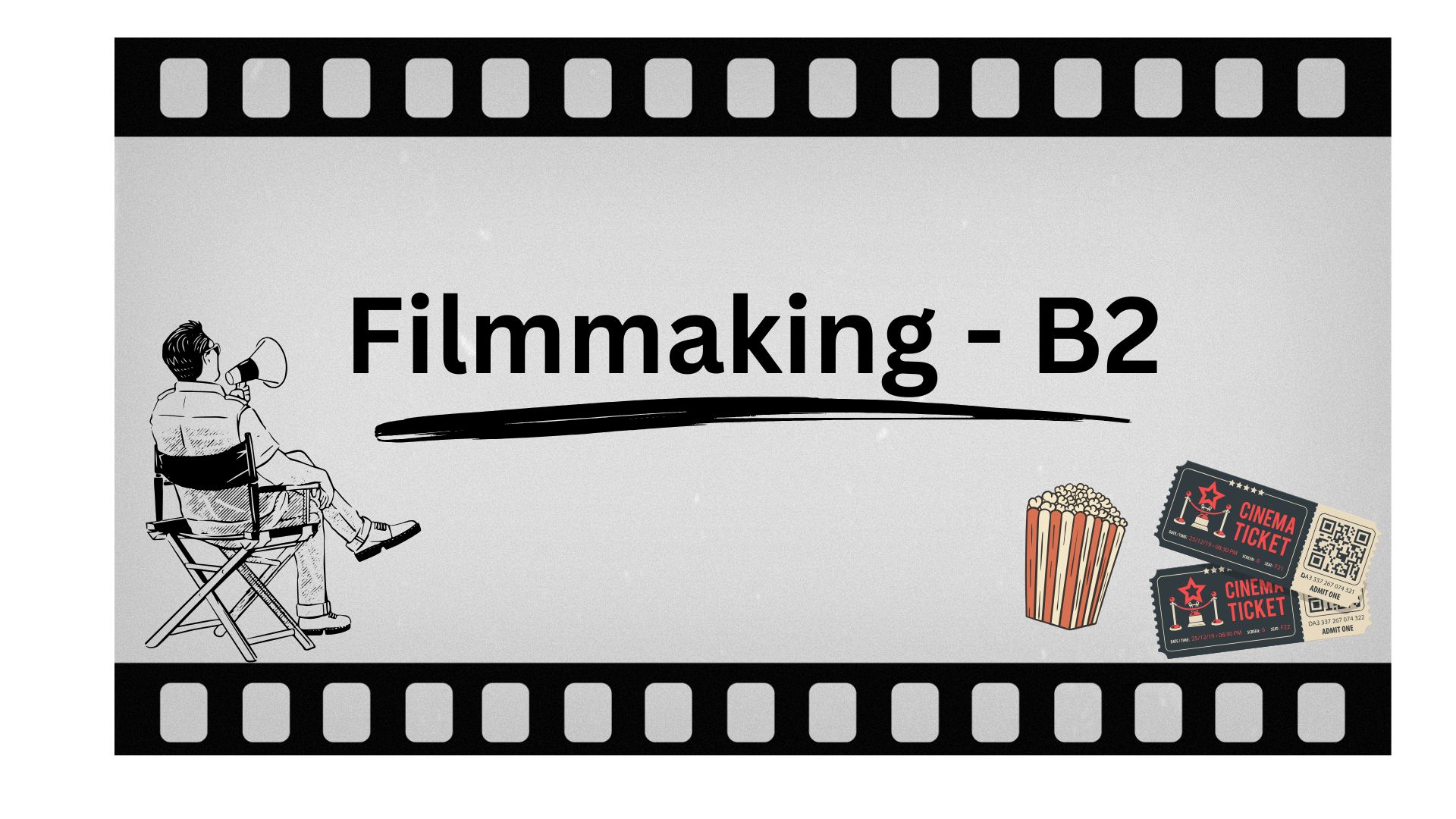 B2 - Reading comprehension worksheet about film making